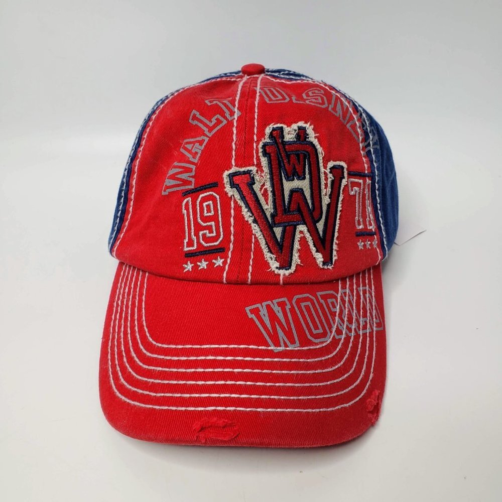 NWT‎ Disney WDW 1971 Graphics Distressed Baseball Cap